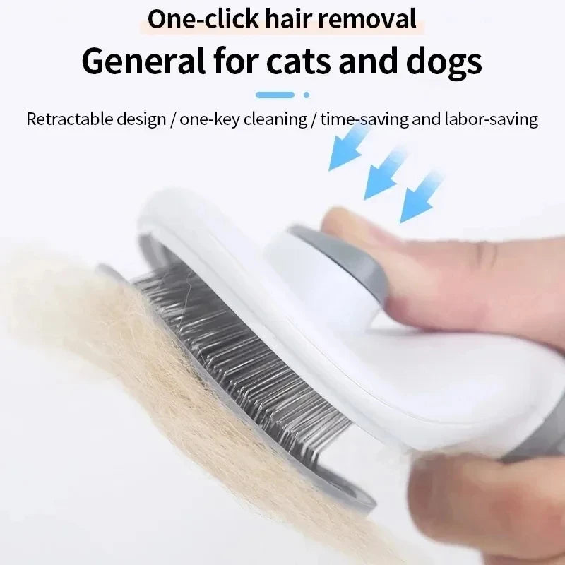 Gentle Groom™ Self-Cleaning Pet Brush